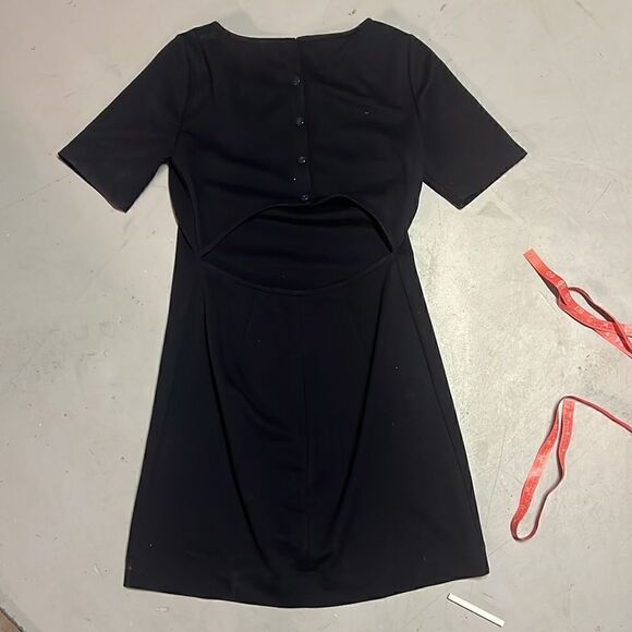 Navy Blue Size 6 Sheath Club Monaco Dress - Picture 3 of 5